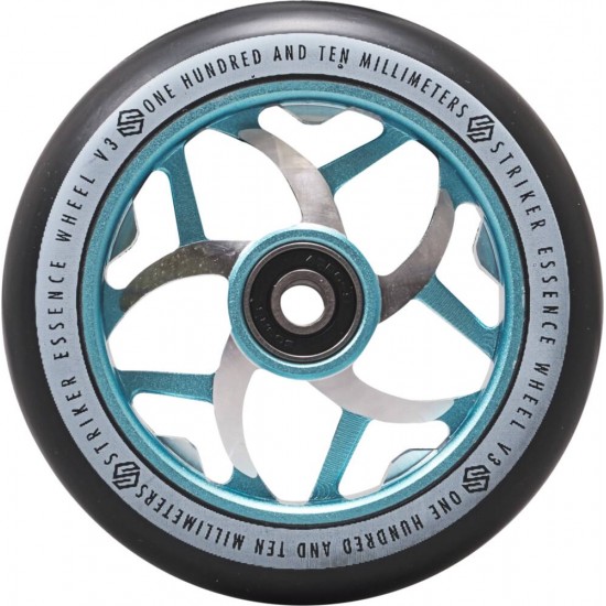  STRIKER Колесо для трюкового самокату Striker Essence V3 Black Pro Scooter Wheel 110 мм Teal